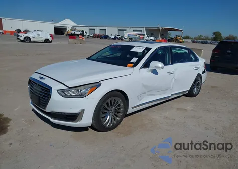 2018 Genesis G90 5.0 Ultimate из США, поврежденный, VIN KMHG54JH4JU039384